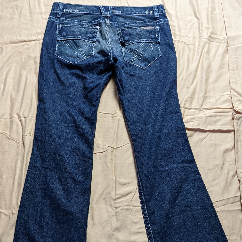 William Rast BILLY Flap Flare Jeans Size 33